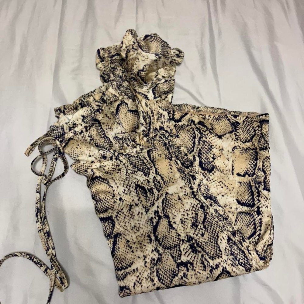 Snake Print Dress